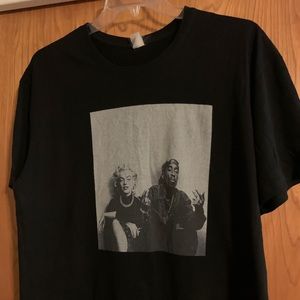 Marilyn & Tupac Tee, (bundle for less ship cost)